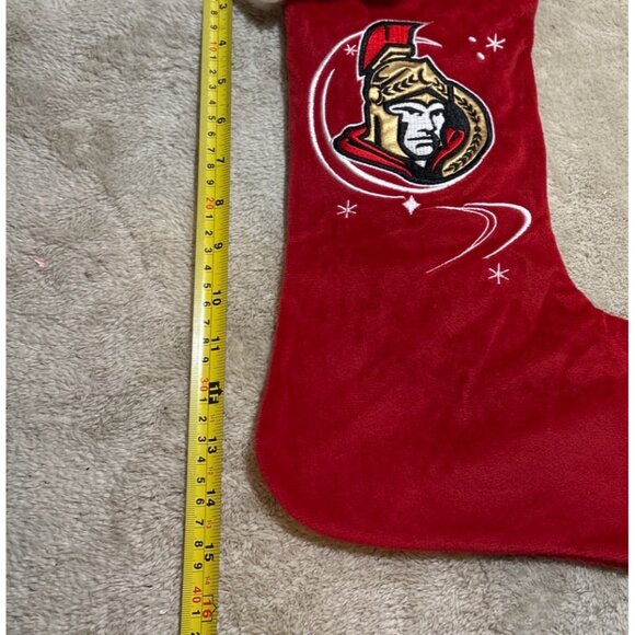 Ottawa Senators NHL Christmas Stocking With Faux Fur Trim Hockey - Picture 5 of 6